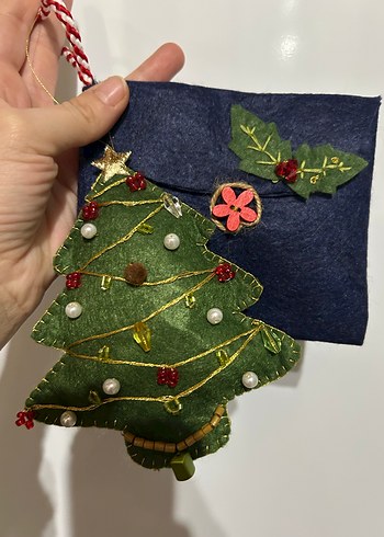 Özel yapım Keçe cüzdan ve yılbaşı süsü - Görsel 7