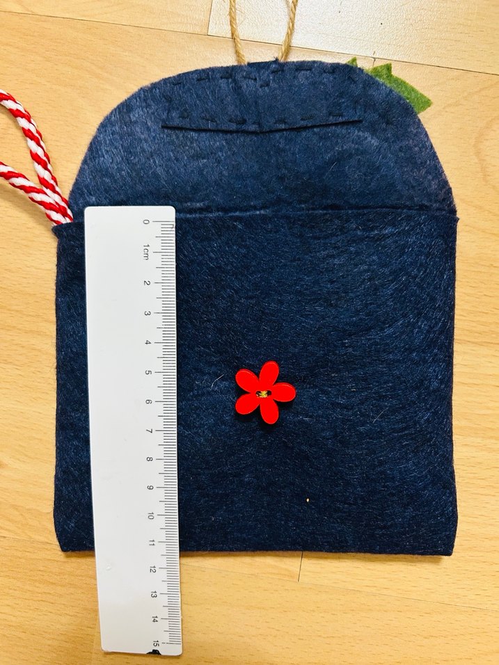 Özel yapım Keçe cüzdan ve yılbaşı süsü - Görsel 5