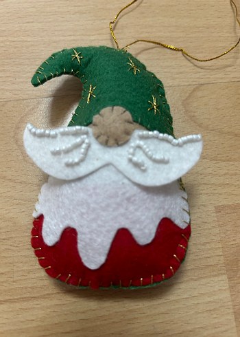 Keçe zarf cüzdan ve yılbaşı süsü - Görsel 5