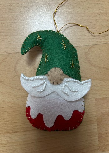 Keçe zarf cüzdan ve yılbaşı süsü - Görsel 6