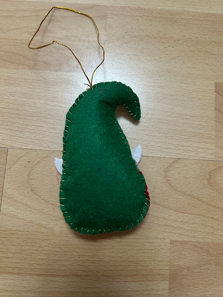 Keçe zarf cüzdan ve yılbaşı süsü - Görsel 4