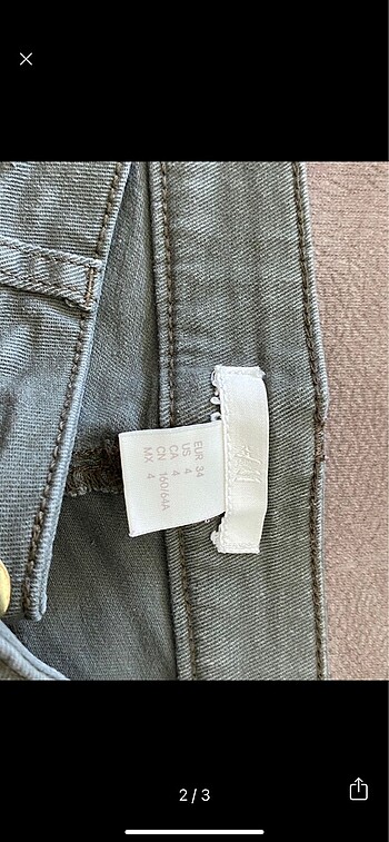 H&M H&M Haki Şort