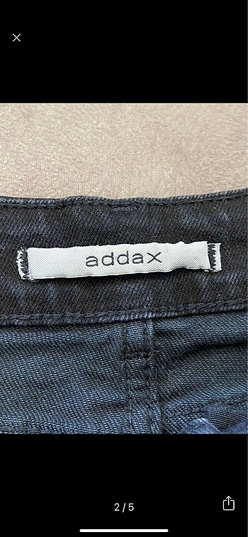 Addax Addax Siyah Kot Etek