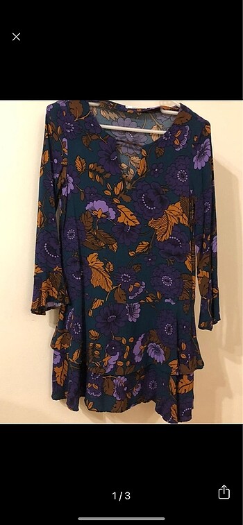 Mango Çiçek Desenli Elbise
