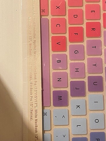 Bershka slikon klavye koruyucu