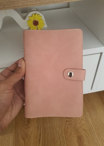 Beden pembe Renk Pudra renk birikim cüzdanı