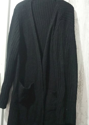 Siyah Triko Kadın Hırka