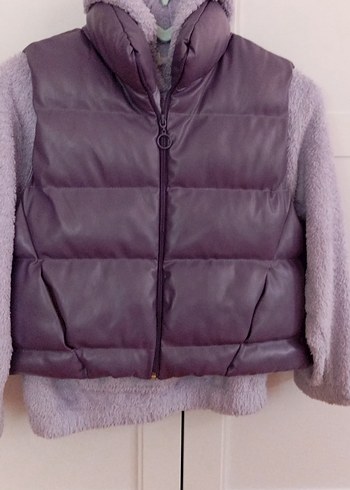 şişme yelek, peluş sweatshirt - Görsel 12