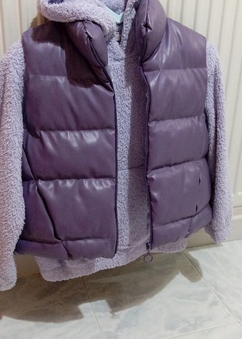 şişme yelek, peluş sweatshirt - Görsel 9