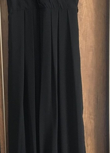 Palmados Siyah uzun elbise