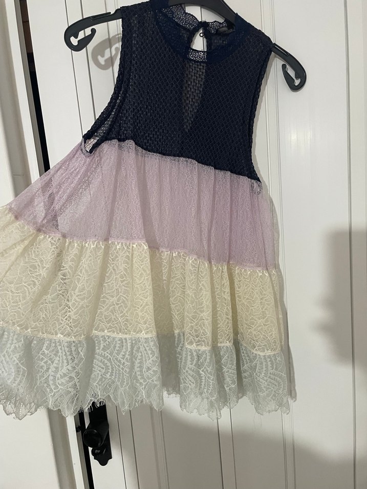 Dantel Detaylı Bohem bluz - Görsel 2