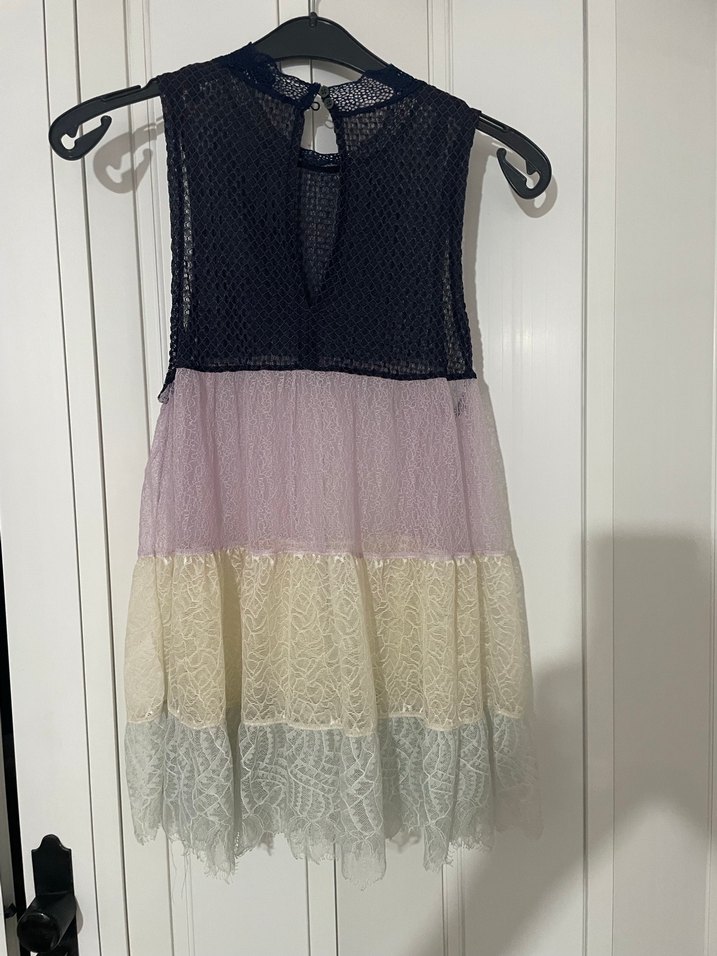 Dantel Detaylı Bohem bluz - Görsel 3