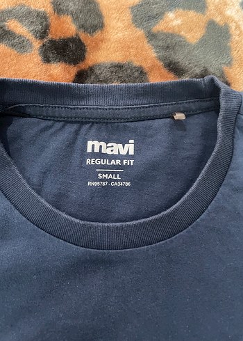 Erkek Lacivert Baskılı Kısa Kollu Tişört - Görsel 3