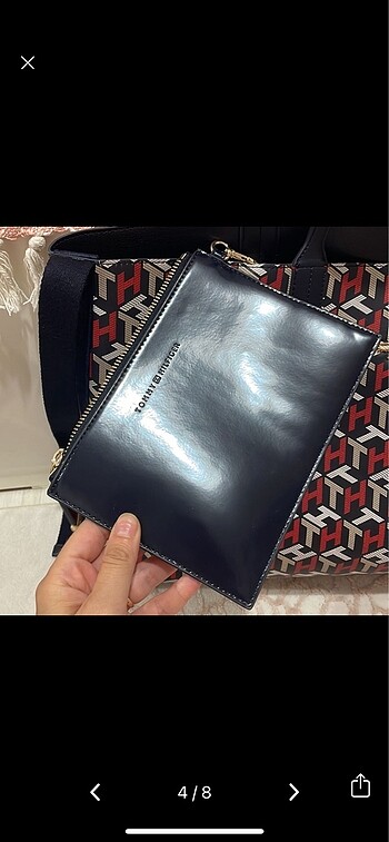 Beden lacivert Renk Tommy hilfiger çanta
