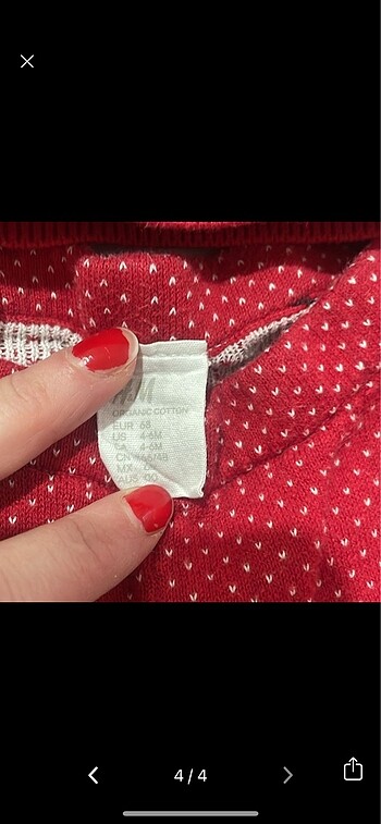 3 Ay Beden H&m triko takım