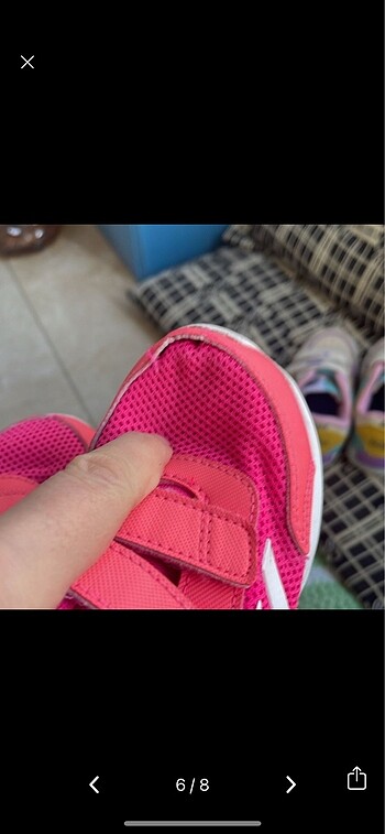 27 Beden pembe Renk Adidas spor ayakkabı
