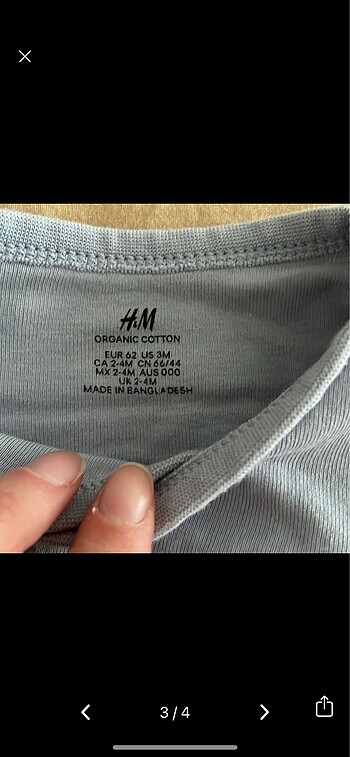 H&M H&m çıtçıtlı badi