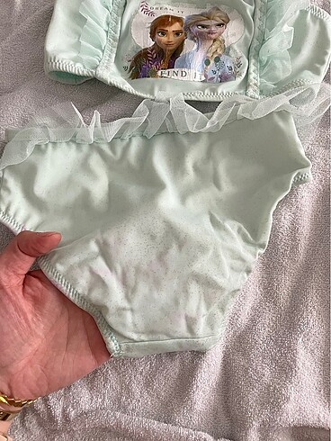5 Yaş Beden turkuaz Renk Kız çocuk bikini