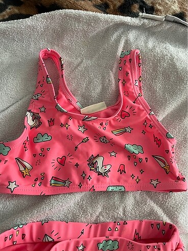 6 Yaş Beden Kız çocuk bikini takımı