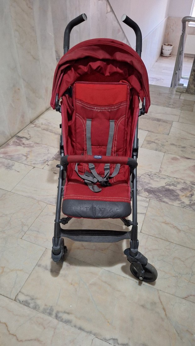 Chicco Lite Way 3 Top Bebek Arabası Kırmızı - Görsel 2