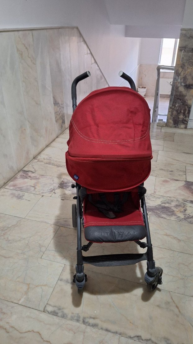 Chicco Lite Way 3 Top Bebek Arabası Kırmızı - Görsel 4