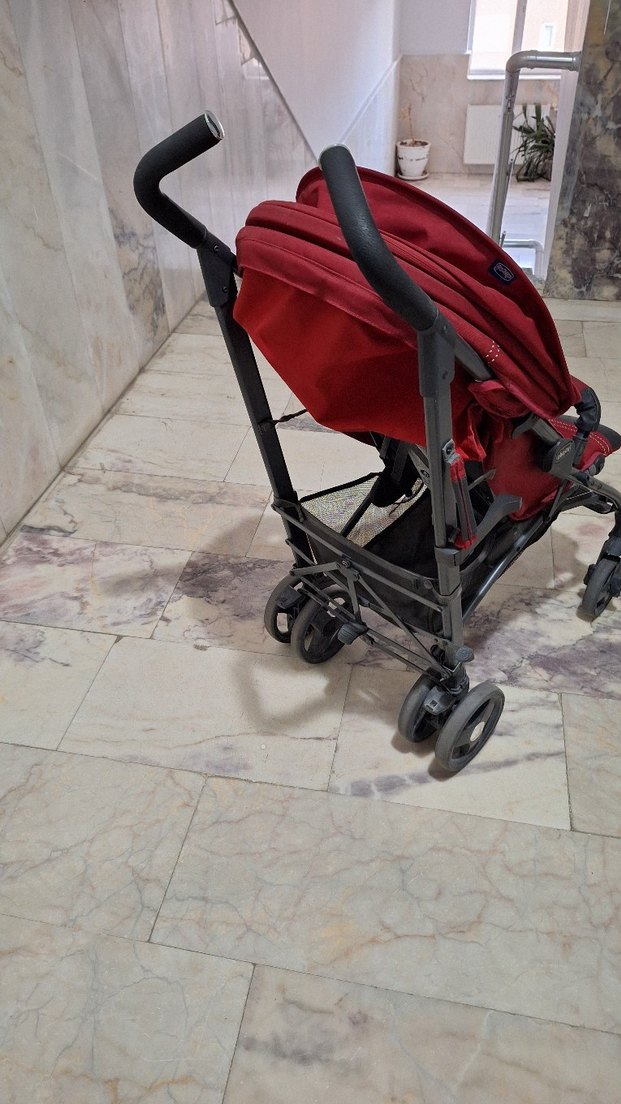 Chicco Lite Way 3 Top Bebek Arabası Kırmızı - Görsel 5