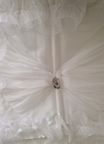 Çift kişilik İncili yatak örtüsü sıfır  - Görsel 7