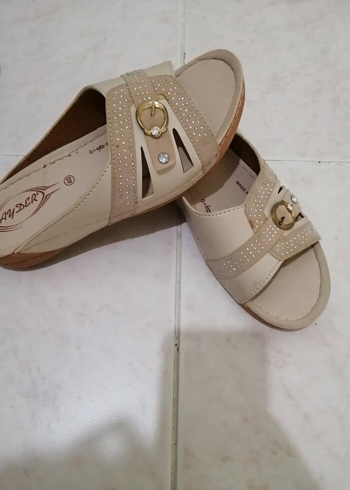 3 adet kadın terlik  - Görsel 2