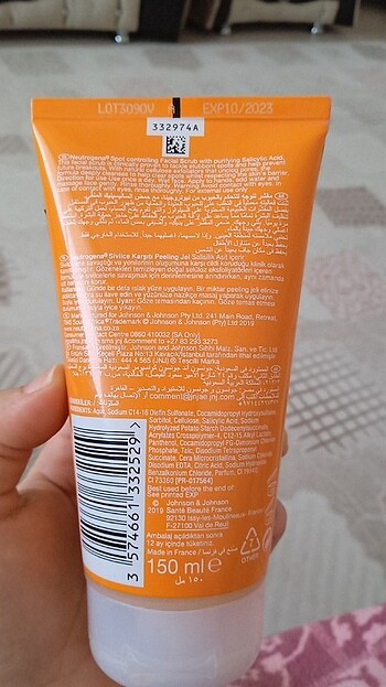 Neutrogena Sivilce kremi 