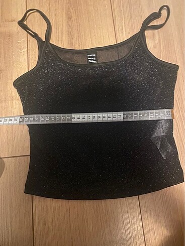 xs Beden siyah Renk Shein crop