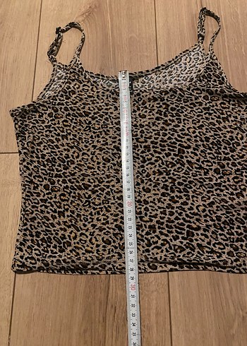 Leopar Desenli Crop - Görsel 3