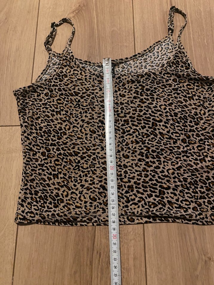 Leopar Desenli Crop - Görsel 3