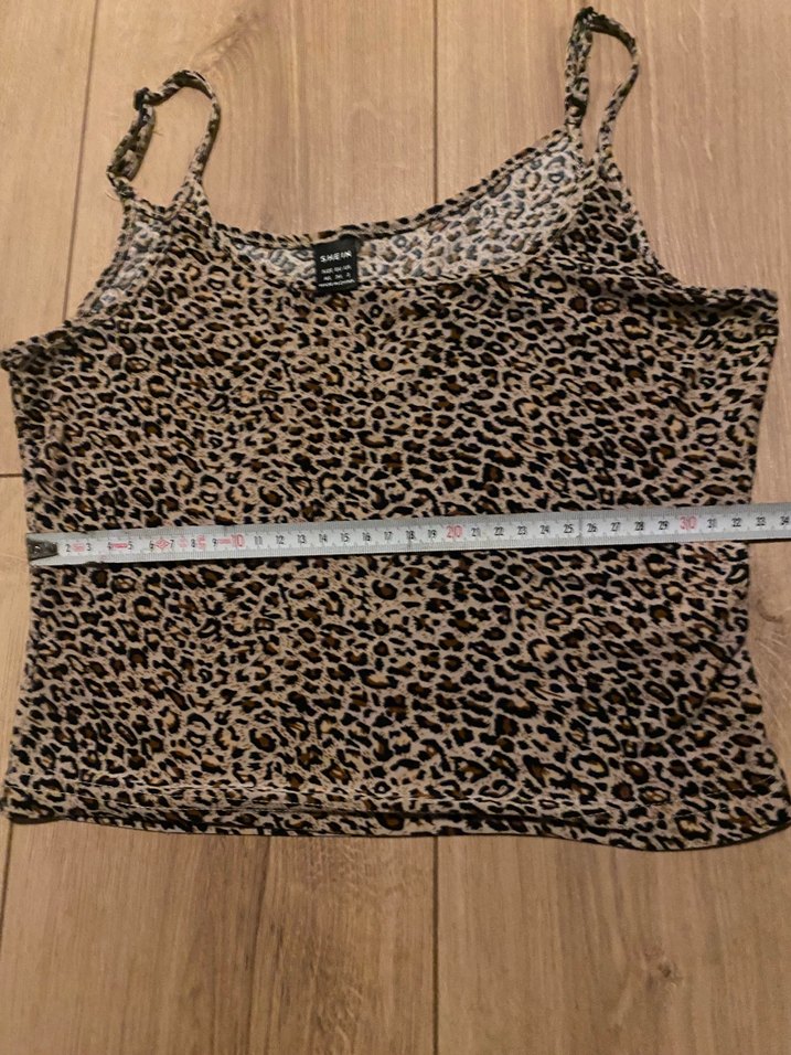 Leopar Desenli Crop - Görsel 2