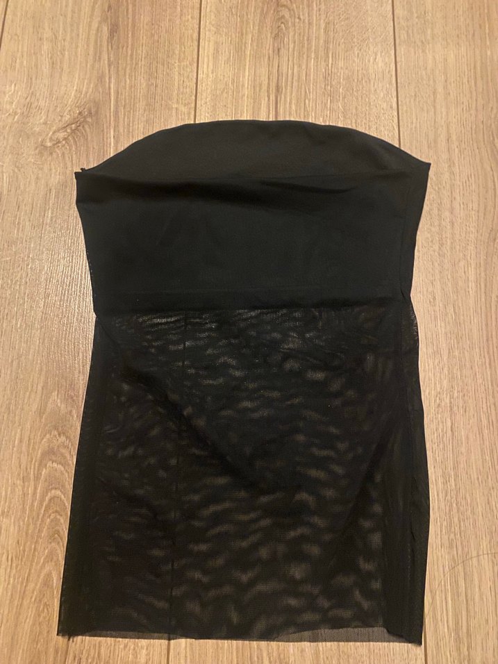 y2k tül crop - Görsel 4