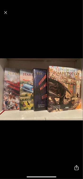 Harry Potter Ciltli Resimli jelatinli Baskı Set
