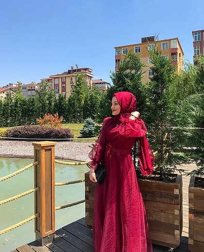 BORDO ABİYE+ŞAL