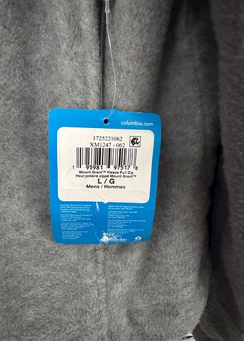 Columbia Gri Fermuarlı Erkek Polar L - Görsel 3