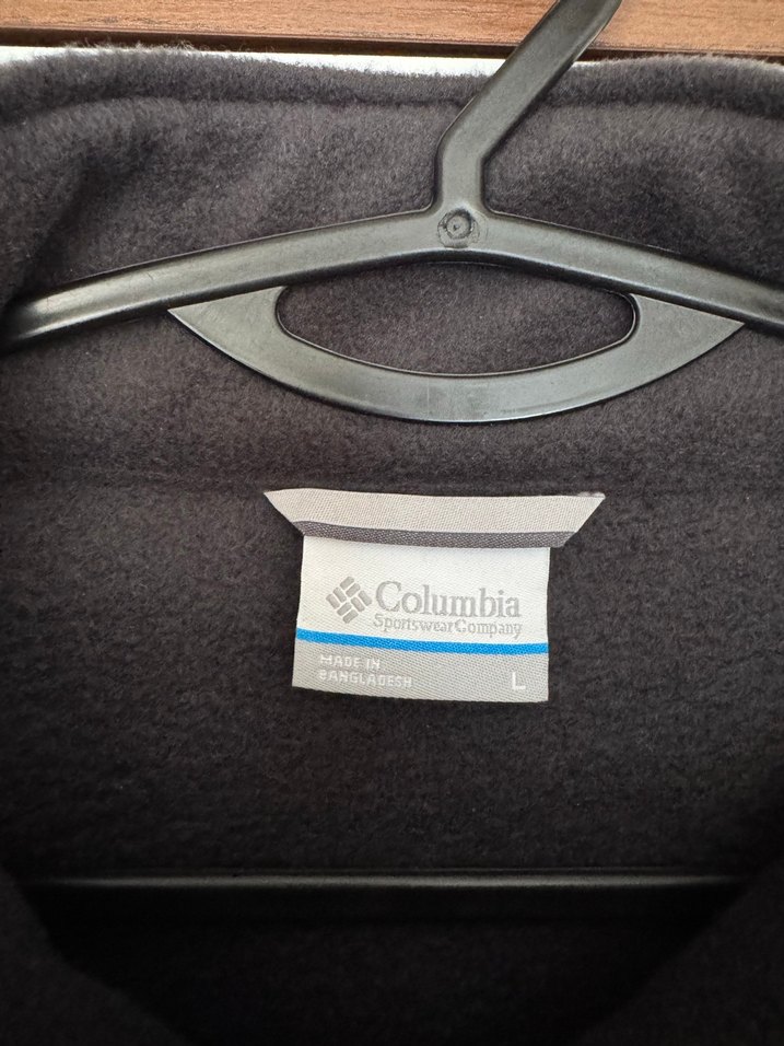 Columbia Siyah  Fermuarlı Erkek Polar L - Görsel 3