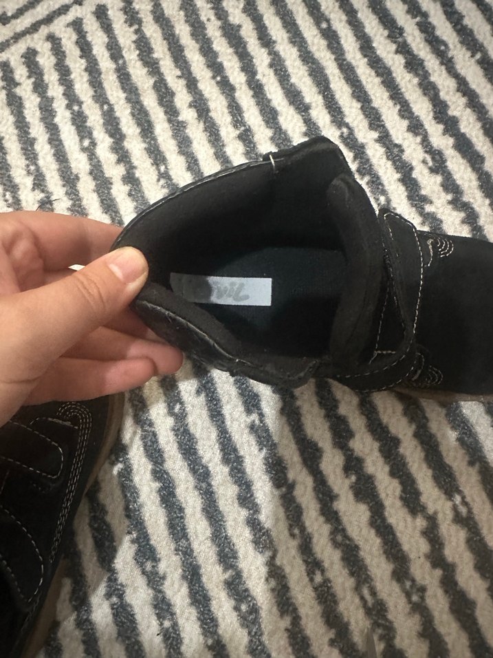 Siyah Süet Erkek Çocuk Botları - Görsel 4