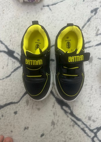 Sarı Siyah Batman Erkek Çocuk Spor Ayakkabı