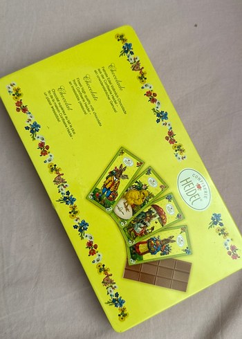 Renkli Tavşan saklama metal kutu - Görsel 5