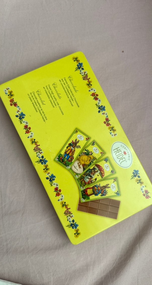 Renkli Tavşan saklama metal kutu - Görsel 5