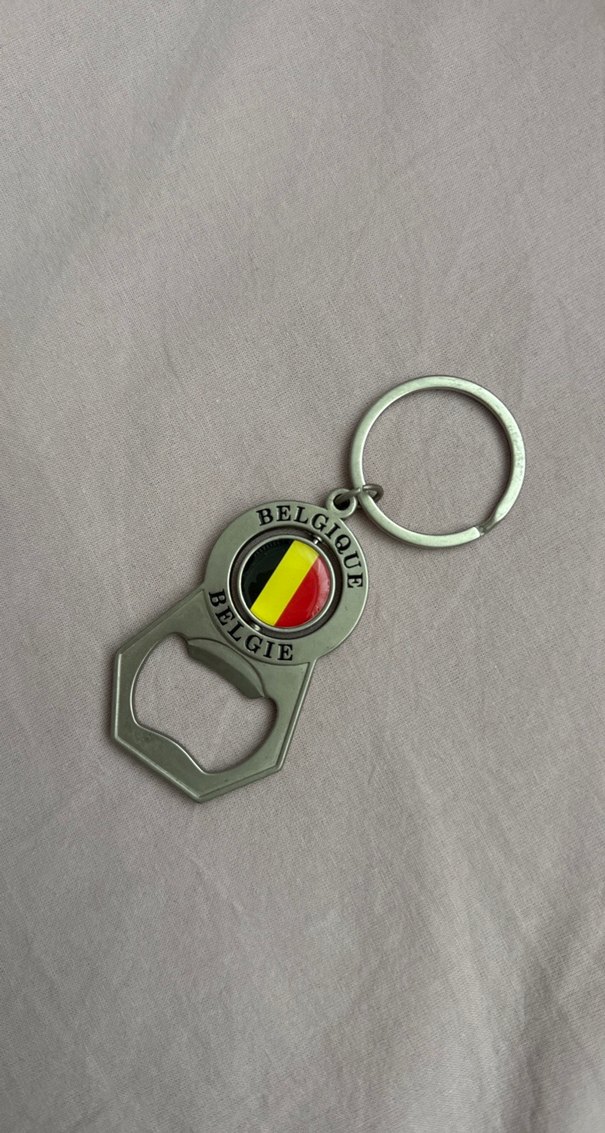 Belçika Bayraklı Anahtarlık Şişe Açacağı - Görsel 2