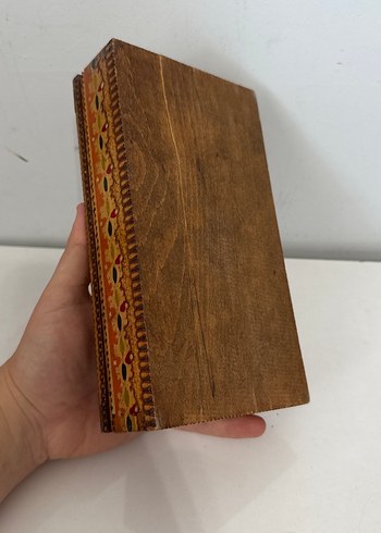 Ahşap sigara kutusu antika - Görsel 5