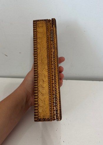 Ahşap sigara kutusu antika - Görsel 6