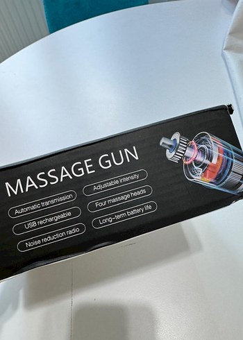 Siyah Masaj Tabancası 4 Başlıklı - Görsel 5