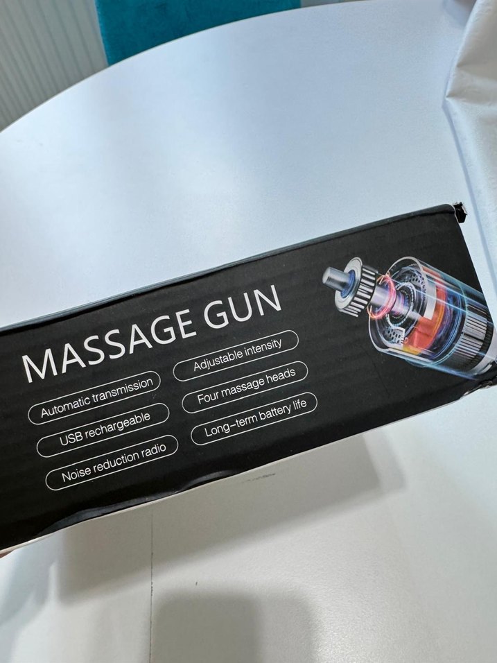 Siyah Masaj Tabancası 4 Başlıklı - Görsel 5