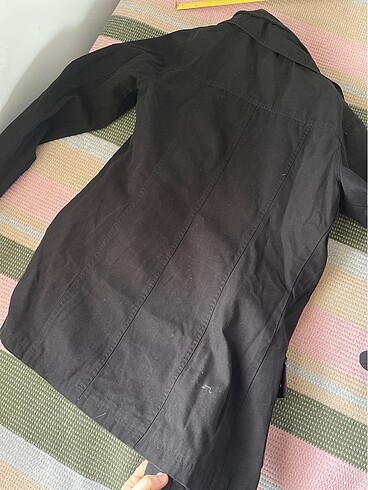 l Beden siyah Renk Mont ceket parka