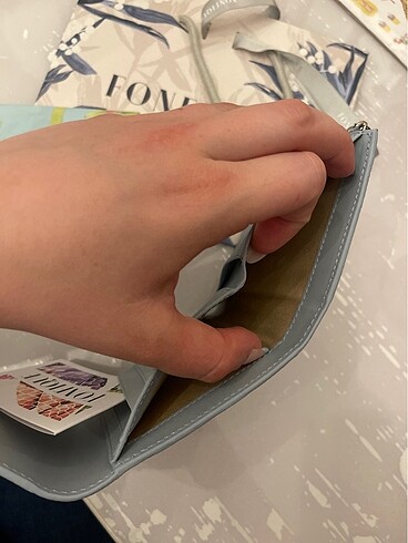 Fonfique cüzdan Olivia Mini Cüzdan Dream Bandana Mavi - Görsel 7