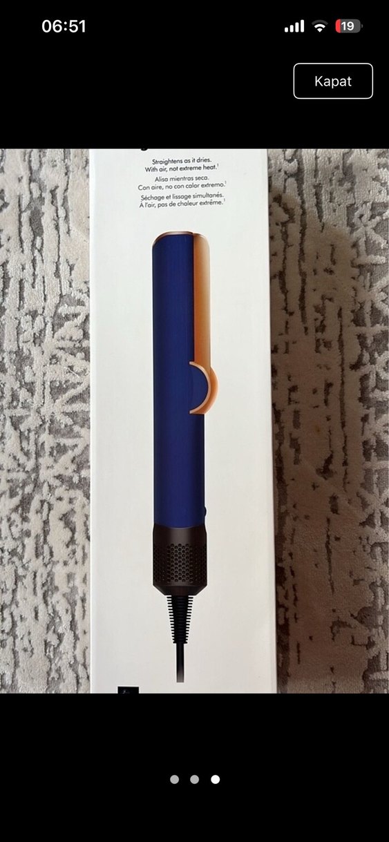 Dyson Mavi Saç Düzleştirici - Görsel 2